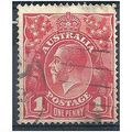 Australia 1914 SG21 1d Carmine-Red Good/Fine.Used.