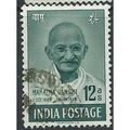 india stamp sg307 sg 307 used gandhi