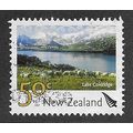 NZL 2007 50c 'LANDSCAPES - LAKE COLERIDGE' FINE...