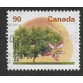 CAN 1991 90c 'ELBERTA PEACH' (P13) FINE USED (E...