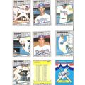 1989 Fleer baseball Los Angeles Dodgers team se...