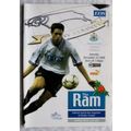 2000 programme Derby County v. Newcastle United...