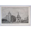 vintage postcard Flora Fountain, Bombay