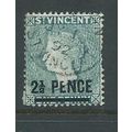 st.vincent stamp sg49 sg 49 used milky blue