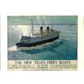 Advertising SOUTHERN RAILWAY Train Ferry Postca...