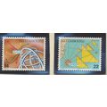 Luxembourg Stamps Scott #910 To 911, Mint Never...