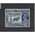 Burma.SG44 3a 6p Burma Rice.Mounted Mint.Jul25i