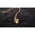 Floral designer green jade flowering Pendant an...