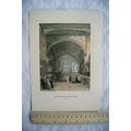 1890 coloured engraving The Choir, Bangor Cathe...