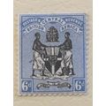 British Central Africa 1895 6d Black & Blue Mou...