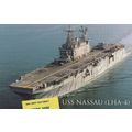 USS Nassau American Marine Boat Ship Postcard