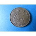 1936 GEORGE V ONE PENNY FREE POST. (bb)