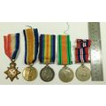 WW1 WWII World War I & II Mons Star Medal Group...