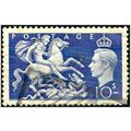 1951 KGVI New Drawings - 10/- violet blue Used ...