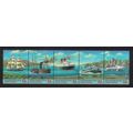 UN New York Ships Boats Economic Commissions 5v...