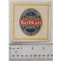 vintage Beer Mat - Barbican Alcohol Free Lager