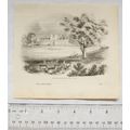 1860s engraving - Know's House and Park, Kent