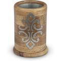 Heritage Collection Wood and Metal Inlay Wine C...