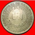 Ⰶ USA (1943-1965): PERU ★ 1 SOL DE ORO 1951 COR...