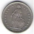 SUISSE 1 FRANC1969