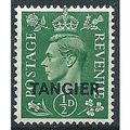 Tangier 1944 SG251 1/2d Pale Green Mounted Mint...
