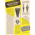 baker oil tools inc 1950 metal petals basket ce...