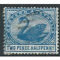 Western Australia 1892 SG97 2 1/2d Deep Blue (S...