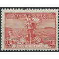 Australia 1936 SG159 2d Scarlet Mounted Mint . ..