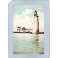ME Portland Lighthouse Postcard Ram Island Ledg...
