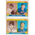 Two 1983 Topps Mets Super Veteran cards- 161 Ki...