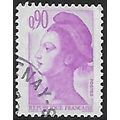 Mi 2362: 90 c. pale bright vivid violet Definit...