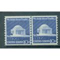 1520 10c Jefferson Memorial Fine MNH CLP B0947