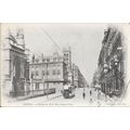 PRINTED POSTCARD OF JOAN OF ARC STREET ROUEN FR...