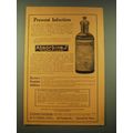 1918 Absorbine Jr. Antiseptic Ad - Prevent Infe...