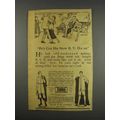1916 B.V.D. Underwear Ad - Pa's Got His On