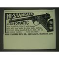 1940 High Standard Pistol Ad