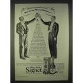 1940 Hiram Walker's Signet Whiskey Ad - Christmas