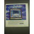 1985 Toshiba Television Ad - Look at whole pict...