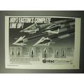 1987 Hoyt / Easton Archery Ad - Chuck-It, Black Hole