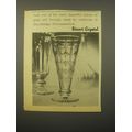 1965 Stuart Crystal Ad - Just one of the many b...