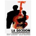 Movie Poster for film LA DECISION.Bass jazz mus...