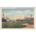State Docks Mobile Alabama Postcard ALA USA
