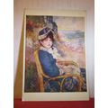 BY THE SEASHORE, painted by AUGUSTE RENOIR unus...
