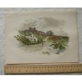 Vintage: coloured engraving - Dover Castle