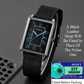 Gents Square Tank Face Date Blue Numbers Steel ...