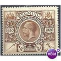 Bermuda 1921 .SG74 1/4d Brown Mounted Mint.