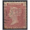 1858 SG43 1d Red Plate 79 Good/Fine Used Check ...