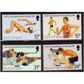 1986 Isle of MAN 297-300 MNH Commonwealth games...