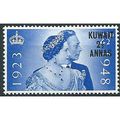 Bahrain 1948 SG61 2 1/2a on 2 1/2d Ultramarine ...