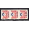 CVP31 32c Shield Very Fine MNH Dry Gum Strip of...